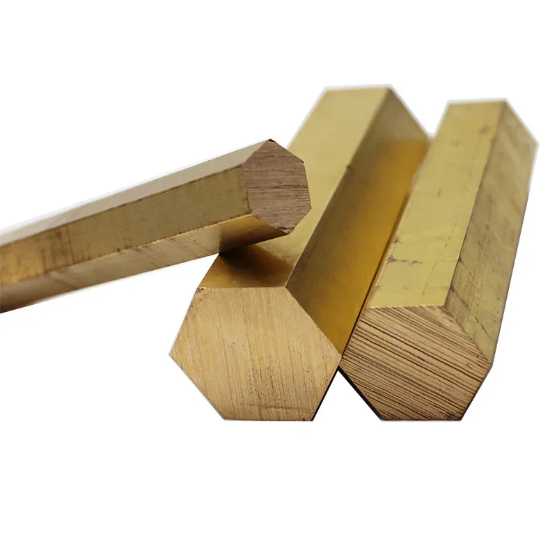 Латунный шестигранник для нефтяной промышленности Л63 24 мм ГОСТ 2060-2006 горячекатаный высокой точности  ОборонСпецСплав