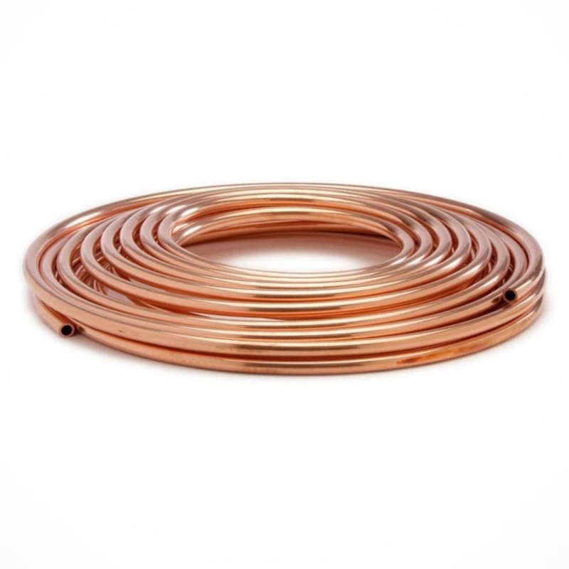 Труба медная отожженная в бухтах М1р 6х1 мм ГОСТ 617-90  ОборонСпецСплав