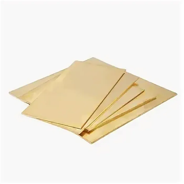 Латунная пластина для поделок 30х150х14 мм Л63 ГОСТ 2208-2007  ОборонСпецСплав