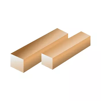 Бронзовый квадрат БрАЖМц10-3-1.5 9x9 ТУ 48-21-867-89